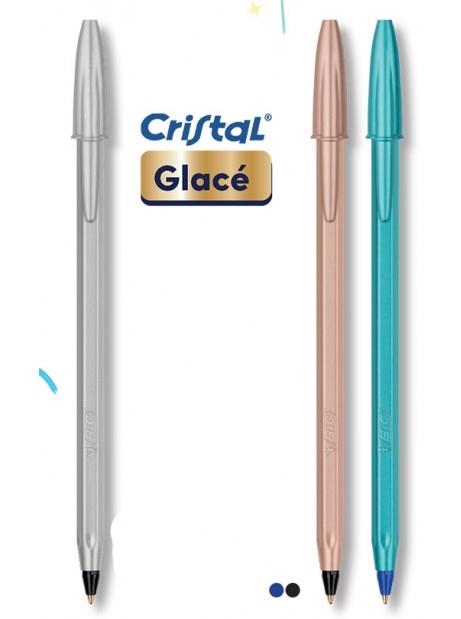 BIC CRISTAL GLACE BLAU NEGRE | 3086124134941 | 303176 | Llibreria La Gralla | Librería online de Granollers