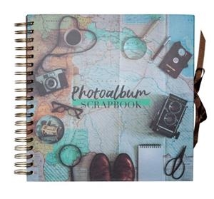 ALBUM FOTOS GRUPO ERIK SCRAPBOOK VINTAGE TRAVEL 26X26CM 40 F | 8435497217563 | ERISAFF002 | Llibreria La Gralla | Llibreria online de Granollers