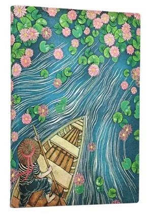 LLIBRETA PAPERBLANKS MIDI LLISA TAPA FLEXIBLE LOTUS RIVER | 9780349715513 | PB FB1551-3 | Llibreria La Gralla | Librería online de Granollers