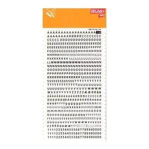 LLETRES TRANSFERIBLES APLI DECADRY NEGRES 4MM 1 F | 5413493987454 | SDD210F | Llibreria La Gralla | Llibreria online de Granollers