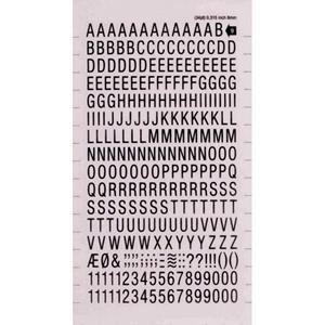 LLETRES TRANSFERIBLES APLI DECADRY NEGRES 8MM - 1F | 5413493997620 | DD9F | Llibreria La Gralla | Librería online de Granollers