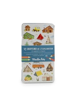 CAIXA 12 COLORS L'EXPLORADOR | 3575677124450 | MOULIN ROTY | Llibreria La Gralla | Librería online de Granollers