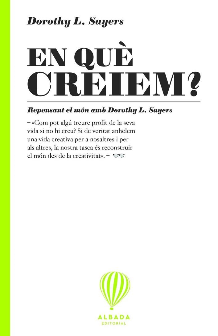 EN QUÈ CREIEM? | 9791399136241 | SAYERS,DOROTHY | Llibreria La Gralla | Llibreria online de Granollers