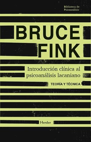 INTRODUCCIÓN CLÍNICA AL PSICOANÁLISIS LACANIANO | 9788425453953 | FINK, BRUCE | Llibreria La Gralla | Llibreria online de Granollers