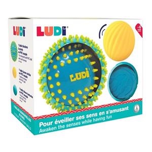 PILOTES SENSORIALS LUDI BICOLOR TURQUESA | 3550833300213 | Llibreria La Gralla | Llibreria online de Granollers