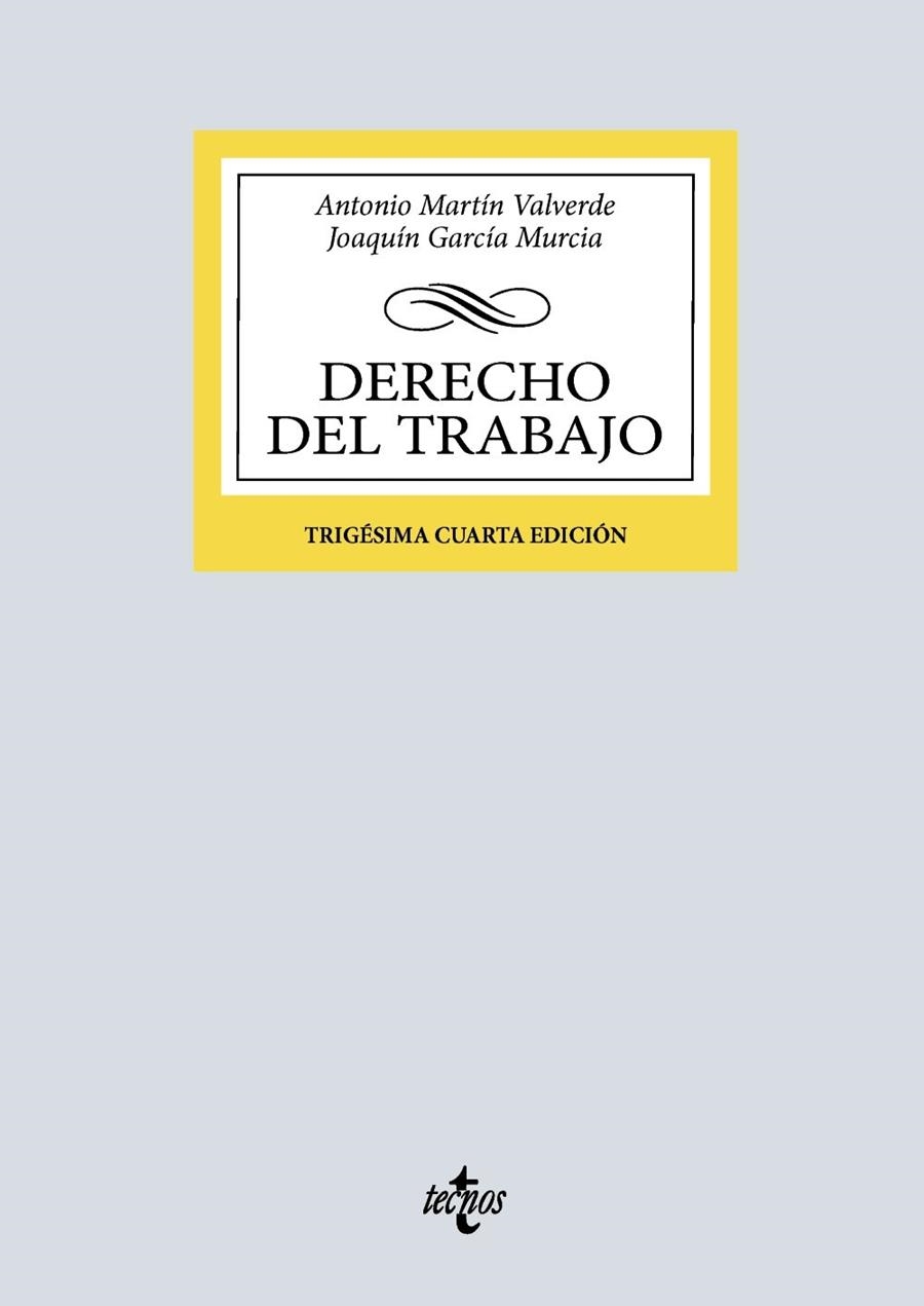 DERECHO DEL TRABAJO | 9788430992607 | GARCIA MURCIA, JOAQUIN / MARTIN VALVERDE, ANTONIO | Llibreria La Gralla | Llibreria online de Granollers