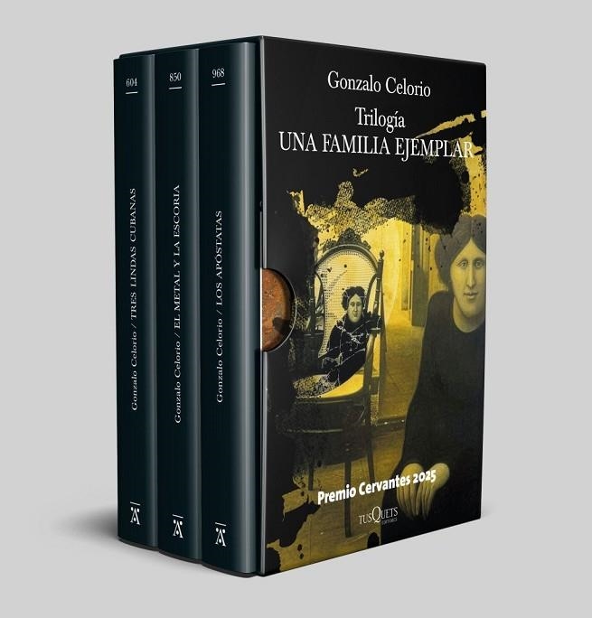ESTUCHE UNA FAMILIA EJEMPLAR (PREMIO CERVANTES 2025) | 9788411077705 | CELORIO, GONZALO | Llibreria La Gralla | Librería online de Granollers