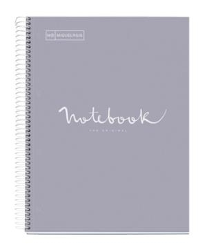 LLIBRETA A4 MIQUEL RIUS RATLLES EMOTIONS 5 GRIS | 8422593467329 | MR46732 | Llibreria La Gralla | Llibreria online de Granollers