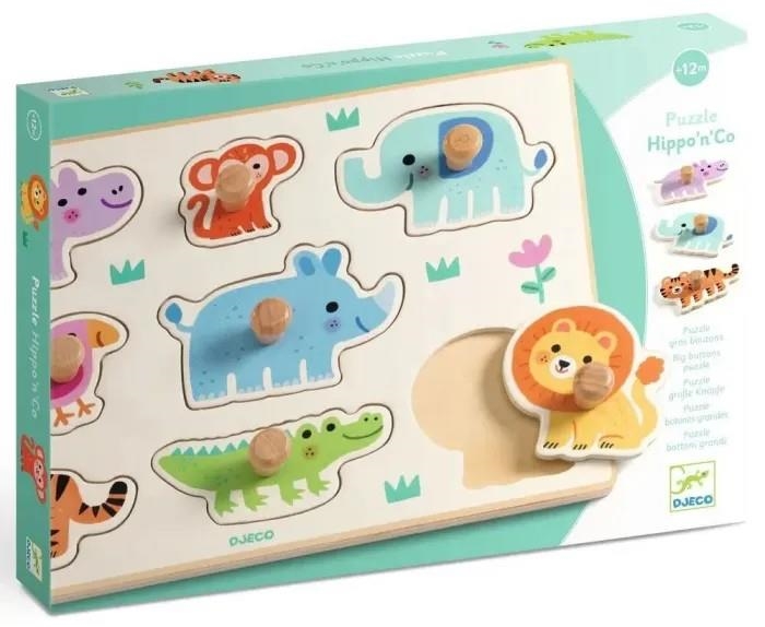 PUZLE ENCAIXOS HIPPO'N'CO' | 3070900011236 | Llibreria La Gralla | Llibreria online de Granollers