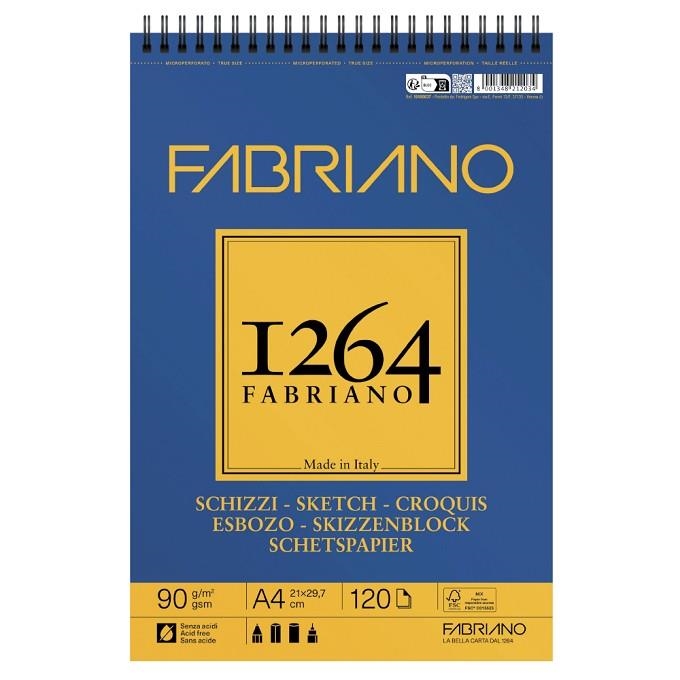 BOLC BABRIANO CROQUIS A4 90GR | 8001348212034 | Llibreria La Gralla | Librería online de Granollers