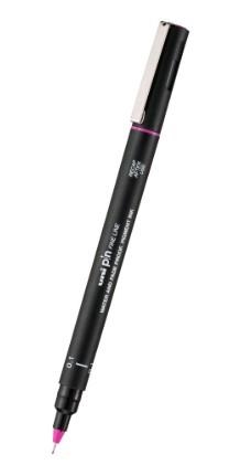 RETOLADOR CALIBRAT UNIBALL 0.1 PIN01-200 ROSA | 4902778348581 | PIN01-200PINK | Llibreria La Gralla | Librería online de Granollers