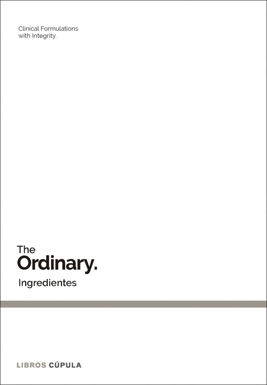 INGREDIENTES | 9788448047368 | THE ORDINARY, THE | Llibreria La Gralla | Librería online de Granollers