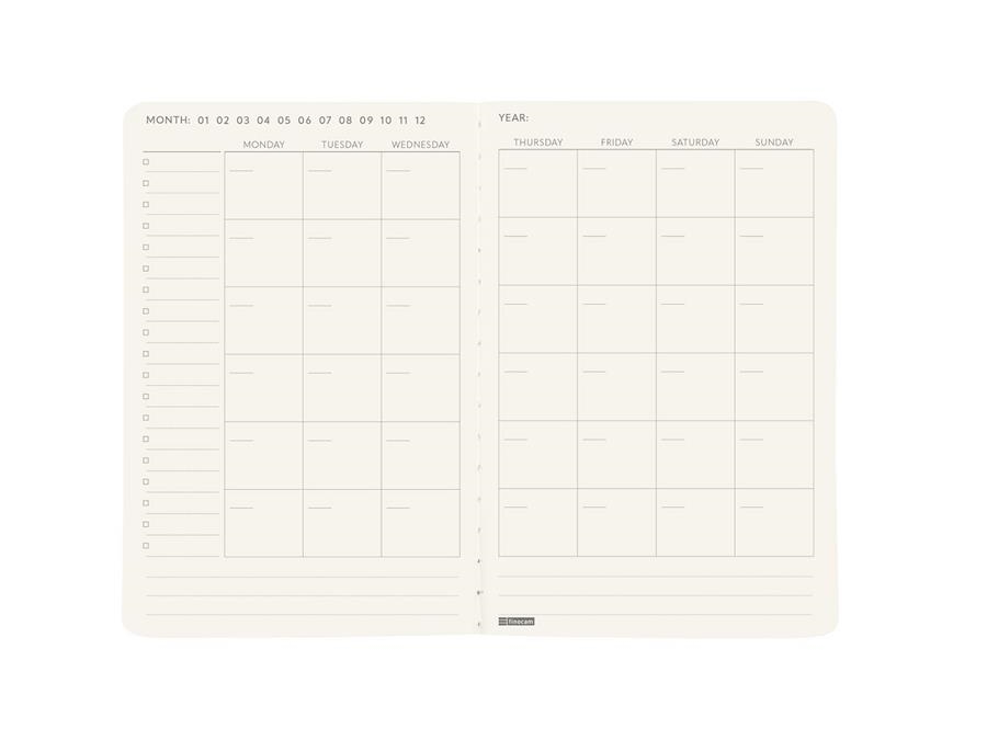 AGENDA FINOCAM HAIKU 16M  MENSUAL M3 BLAU | 8422952418740 | 1480103 | Llibreria La Gralla | Llibreria online de Granollers