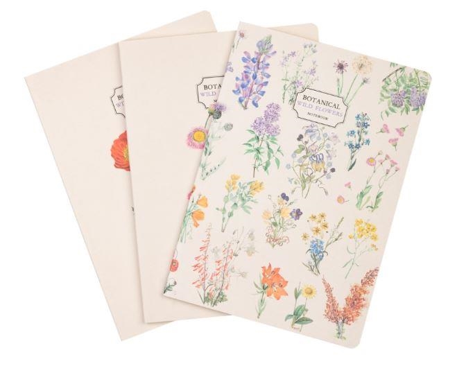 PACK 3 LLIBRETES A5 GRUPO ERIK WILD FLOWERS | 8435497279578 | PCA5001 | Llibreria La Gralla | Llibreria online de Granollers