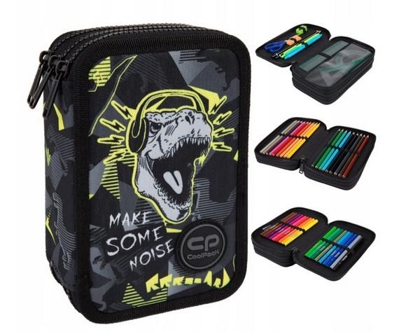 PLUMIER 3 PISOS AMB CONTINGUT COOLPACK DINOPARK | 5907360006596 | F067966 | Llibreria La Gralla | Llibreria online de Granollers