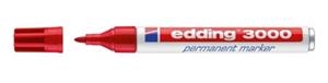 ROTULADOR EDDING MARCADOR PERMANENT 3000 VERMELL | 4004764427086 | Llibreria La Gralla | Librería online de Granollers