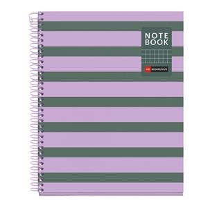 LLIBRETA A4 MIQUELRIUS QUADRES NOTEBOOK VERD LILA | 8422593045183 | MR4518 | Llibreria La Gralla | Llibreria online de Granollers