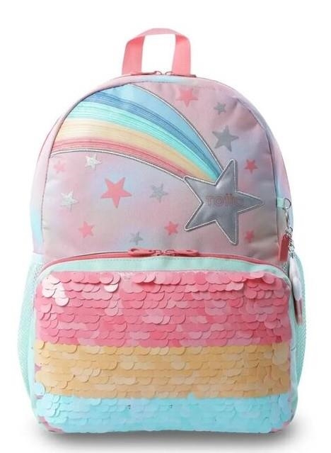 MOTXILLA TOTTO KIDS MORRAL RAINBOW STAR M | 7704682092911 | MJ04RAS002-2526-1KFM | Llibreria La Gralla | Llibreria online de Granollers