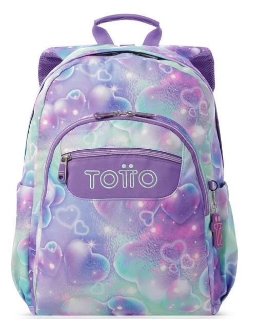 MOTXILLA TOTTO MORRAL ACUARELES CORS LILA BLAU | 7704682206974 | MA04ECO021-2616N-5MG | Llibreria La Gralla | Librería online de Granollers