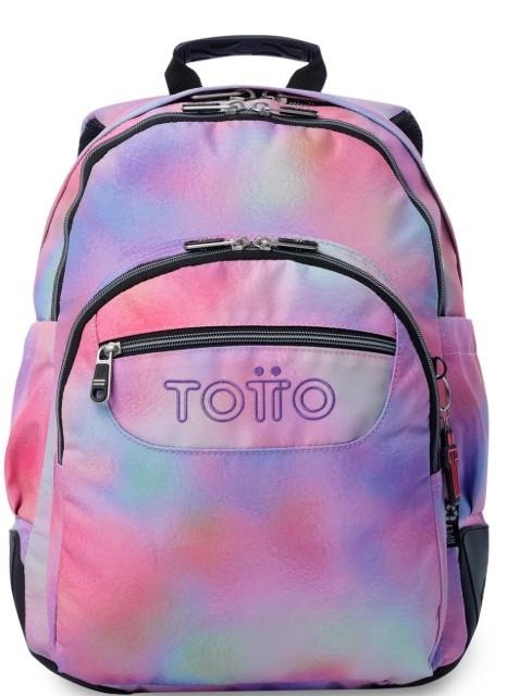 MOTXILLA TOTTO MORRAL RAYOL GLITTER ROSA/LILA PURPURINA | 7704682068060 | MA04ECO002-2521N-0IN | Llibreria La Gralla | Llibreria online de Granollers