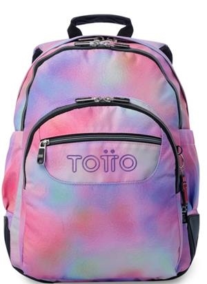 MOTXILLA TOTTO MORRAL RAYOL GLITTER ROSA/LILA PURPURINA | 7704682068060 | MA04ECO002-2521N-0IN | Llibreria La Gralla | Llibreria online de Granollers