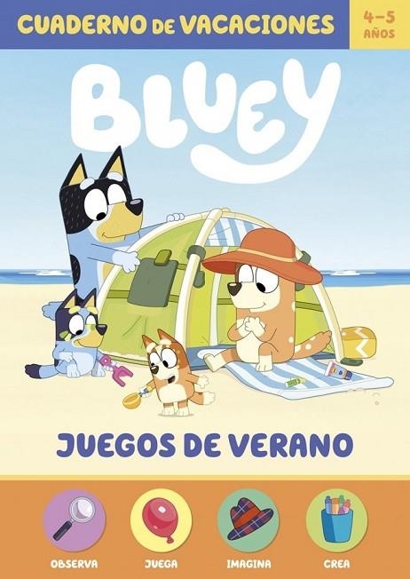 BLUEY. CUADERNO DE VACACIONES - JUEGOS DE VERANO (4-5 AÑOS) | 9788448873660 | BLUEY, BLUEY | Llibreria La Gralla | Librería online de Granollers