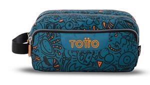 PORTATOT TOTTO AGAPEC BLAU/TARONJA 3 CREMALLERES | 7704682064079 | AC52ECO009-2526Z-5L4 | Llibreria La Gralla | Librería online de Granollers