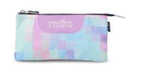 PORTATOT TOTTO TABLERO GLITTER ROSA/LILA/BLAU 1 CREMALLERA 3 COMPARTIMENTS | 7704682204765 | AC52ECO012-2611Z-3FW | Llibreria La Gralla | Librería online de Granollers