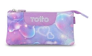 PORTATOT TOTTO TABLERO CORS ROSA/LILA 1 CREMALLERA 3 COMPARTIMENTS | 7704682204796 | AC52ECO012-2616Z-5MG | Llibreria La Gralla | Librería online de Granollers
