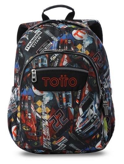 MOTXILLA TOTTO MORRAL ACUARELES COTXES | 7704682207018 | MA04ECO021-2616N0RN | Llibreria La Gralla | Llibreria online de Granollers