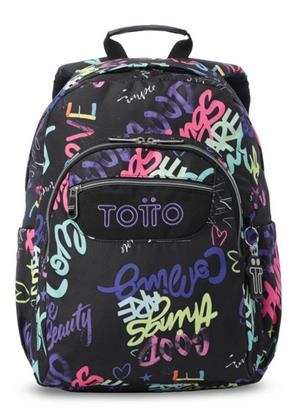 MOTXILLA TOTTO MORRAL ACUARELES GRAFITTI | 7704682206967 | MA04ECO021-2616N-7EZ | Llibreria La Gralla | Llibreria online de Granollers