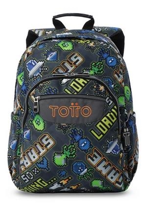 MOTXILLA TOTTO MORRAL ACUARELES VIDEOJOC | 7704682207148 | MA04ECO021-2616N-4GS | Llibreria La Gralla | Llibreria online de Granollers