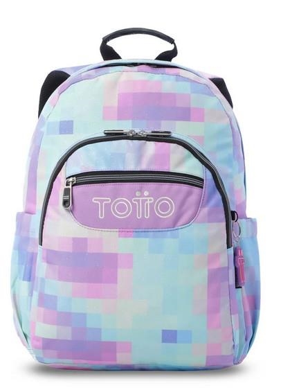 MOTXILLA TOTTO MORRAL ACUARELES GLITTER QUADRES | 7704682206943 | MA04ECO021-2611N-3FW | Llibreria La Gralla | Librería online de Granollers