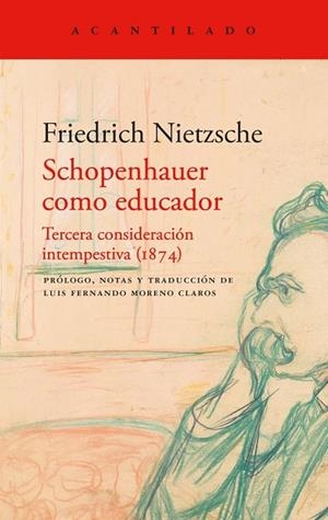 SCHOPENHAUER COMO EDUCADOR | 9791387964238 | NIETZSCHE, FRIEDRICH | Llibreria La Gralla | Llibreria online de Granollers