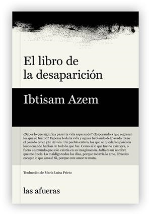 EL LIBRO DE LA DESAPARICIÓN | 9791399131123 | AZEM, IBTISAM | Llibreria La Gralla | Llibreria online de Granollers