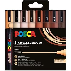 RETOLADORS 8 UN POSCA PC5M COLORS RETRAT | 3701614902397 | 302422434 | Llibreria La Gralla | Librería online de Granollers