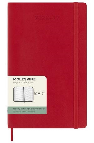AGENDA 2026-27 MOLESKINE 18 MESOS L SV VERTICAL TAPA VERMELL TAPA TOVA | 8056999279837 | 004319 | Llibreria La Gralla | Llibreria online de Granollers
