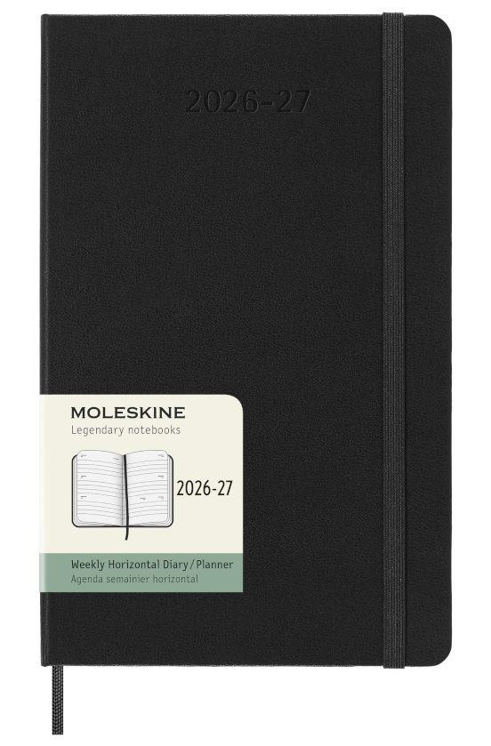 AGENDA 2026-27 MOLESKINE 18 MESOS L SV HORITZONTAL NEGRE TAPA DURA | 8056999279929 | 004328 | Llibreria La Gralla | Llibreria online de Granollers