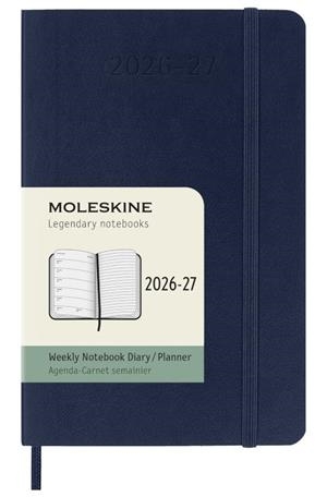 AGENDA 2026-27 MOLESKINE 18 MESOS POCKET SV VERTICAL BLAU TAPA TOVA | 8056999279875 | 004323 | Llibreria La Gralla | Llibreria online de Granollers