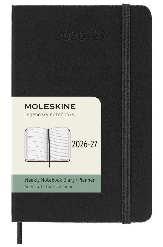 AGENDA 2026-27 MOLESKINE 18 MESOS POCKET SV VERTICAL NEGRE TAPA DURA | 8056999279851 | 004321 | Llibreria La Gralla | Llibreria online de Granollers