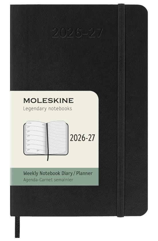 AGENDA 2026-27 MOLESKINE 18 MESOS POCKET SV VERTICAL NEGRE TAPA TOVA | 8056999279882 | 004324 | Llibreria La Gralla | Llibreria online de Granollers