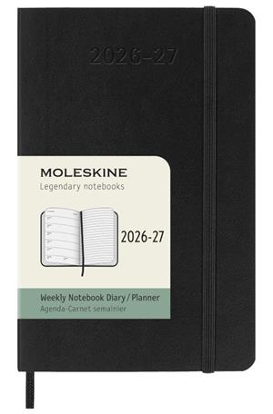 AGENDA 2026-27 MOLESKINE 18 MESOS POCKET SV VERTICAL NEGRE TAPA TOVA | 8056999279882 | 004324 | Llibreria La Gralla | Llibreria online de Granollers