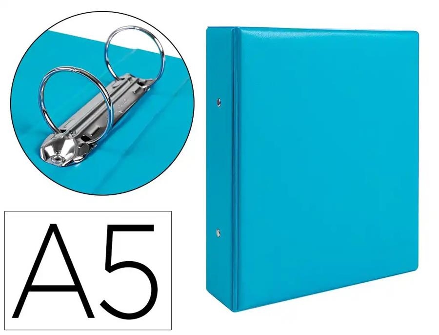 CARPETA 2 ANELLES 40 1/4 PLASTIC BLAU | 8423473069732 | 77201 | Llibreria La Gralla | Llibreria online de Granollers
