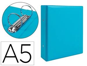 CARPETA 2 ANELLES 40 1/4 PLASTIC BLAU | 8423473069732 | 77201 | Llibreria La Gralla | Llibreria online de Granollers