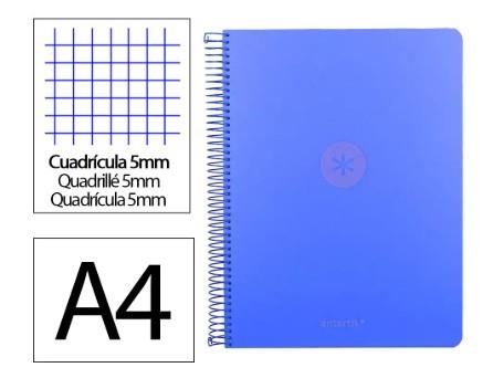 LLIBRETA A4 ANTARTIK ESPIRAL QUADRICULA 5X5 TD 120F 90 GR BLAU | 8423473140639 | 175035 | Llibreria La Gralla | Llibreria online de Granollers
