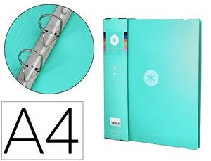 CARPETA ANTARTIK FOAM 4 ANELLES 35 MM BUIDA MENTA | 8423473136823 | 174528 | Llibreria La Gralla | Llibreria online de Granollers