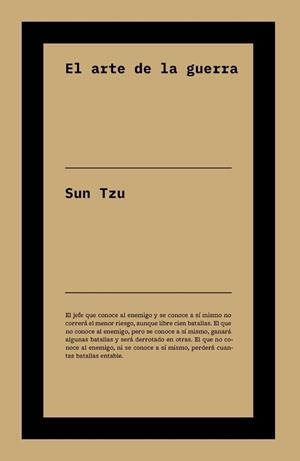 ARTE DE LA GUERRA, EL | 9791388115042 | SUN TZU, SUN | Llibreria La Gralla | Llibreria online de Granollers