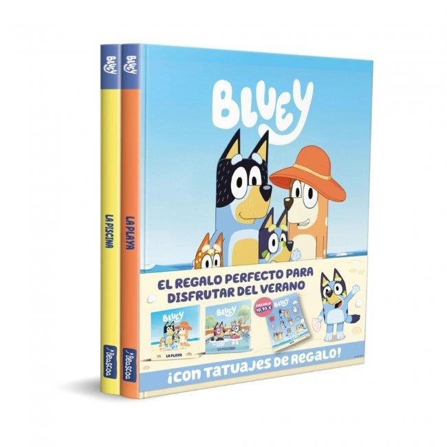¡A LA PLAYA! ¡A LA PISCINA! PACK CON DOS LIBROS DE BLUEY PARA BLUEY. UN CUENTO - | 9788448874308 | BLUEY | Llibreria La Gralla | Llibreria online de Granollers