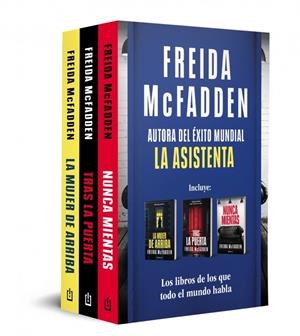 PACK FREIDA MCFADDEN (CONTIENE: LA MUJER DE ARRIBA | TRAS LA PUERTA | NUNCA MIEN | 9788466392594 | MCFADDEN, FREIDA | Llibreria La Gralla | Llibreria online de Granollers