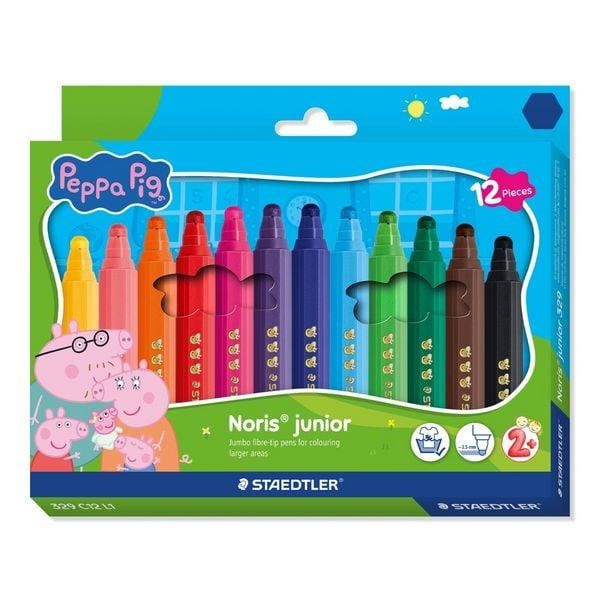 PACK RETOLADORS STAEDTLER NORIS JUNIOR PEPPA PIG 12 UNITATS | 4007817179703 | 329 C12 L1 | Llibreria La Gralla | Librería online de Granollers